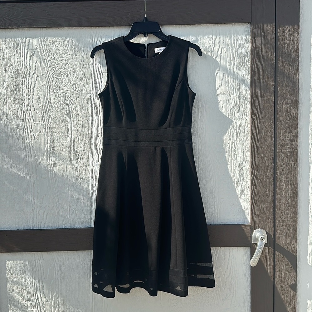 Black Calvin Klein short dress